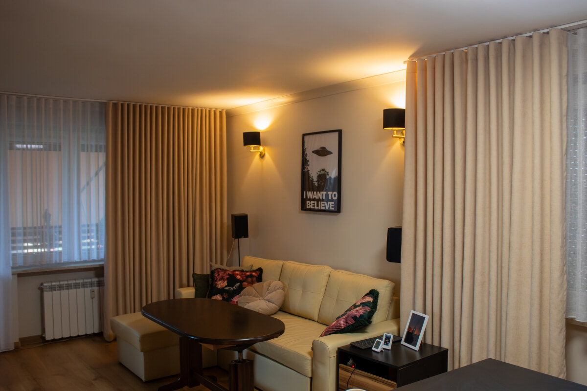 Custom-made sheer curtains sewn in Poland for international orders