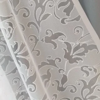 Wzory po całości firany żakardowej