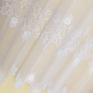 Firanka haftowana kwiaty 160cm