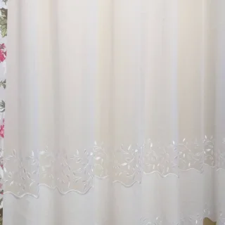 Firana umarszczona, ręcznie ułożone zakładki