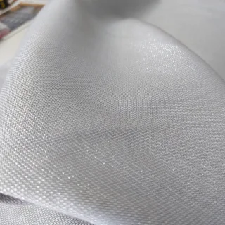 Tkanina srebrna błyszcząca jasny popiel 150 cm