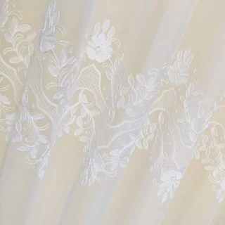 Firanka haftowana kwiaty 160cm