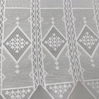 Zazdroska żakardowa 35 cm z oczkami na patyk zazdrostkowy