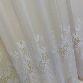 Firanka żakardowa tulipany 170 cm