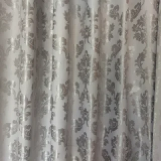 Tkanina jasno szara wzór ornament 280cm