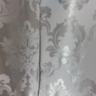 Tkanina jasno szara wzór ornament 280cm