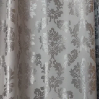 Tkanina jasno szara wzór ornament 280cm